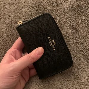 Coach card and coin purse